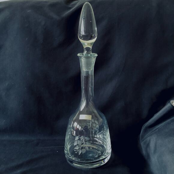 Toscany Hand Blown Glass Decanter - Picture 1 of 5